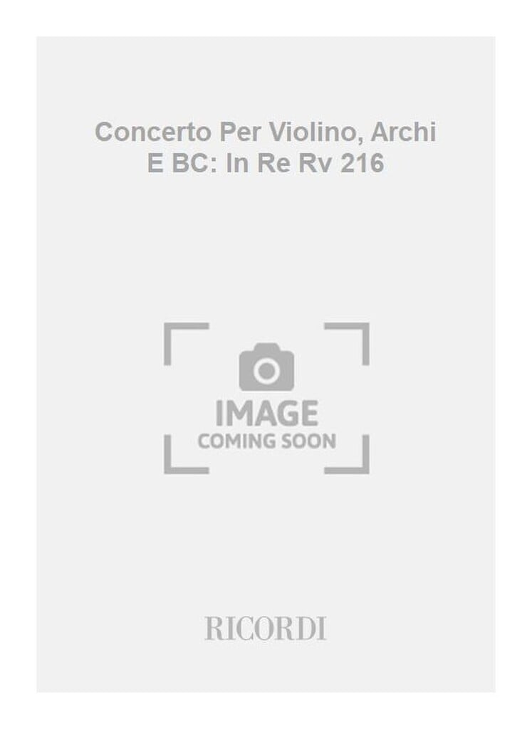 Concerti Per Vl., Archi E B.C.:
